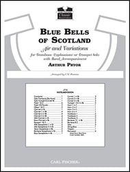 Blue Bells of Scotland band score cover